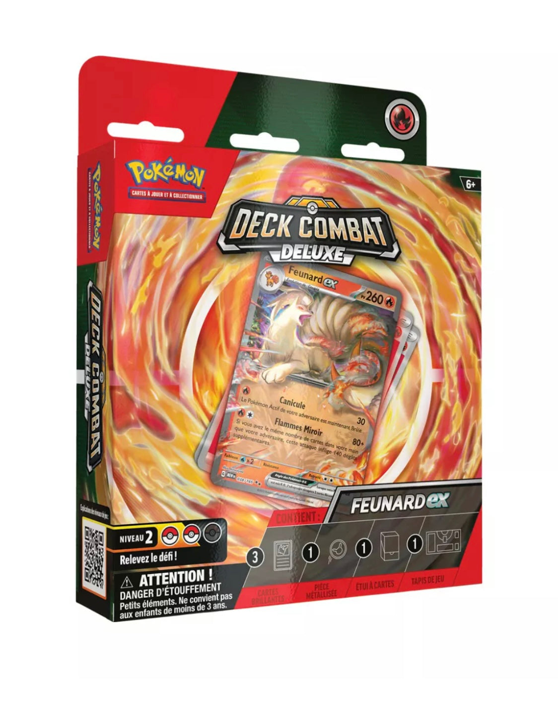 Pokemon Deck Combat Deluxe Feunard EX Scellé FR